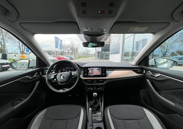 Skoda Scala cena 108900 przebieg: 4200, rok produkcji 2023 z Zielonka małe 137